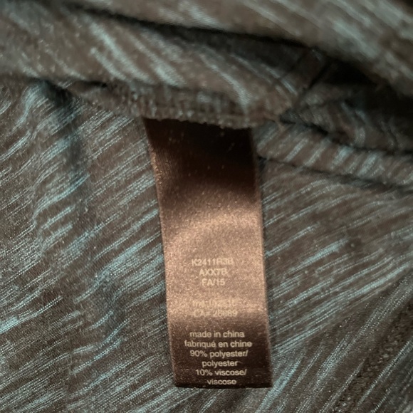 [XL]John Varvatos Blue and Black Pullover Long Sleeve Shirt - Picture 5 of 7